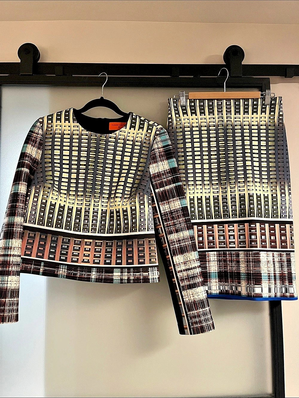 🆕 Clover Canyon Geometric Print Skirt Set